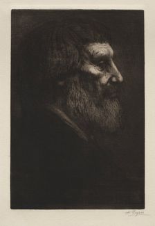 Head of a Man. Creator: Alphonse Legros (French, 1837-1911)