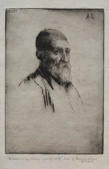 Head of a Man. Creator: Alphonse Legros (French, 1837-1911)
