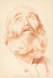 Head of a Man. Creator: Gilles Demarteau