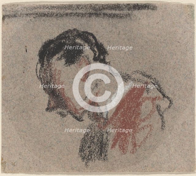 Head of a Man. Creator: Honore Daumier.