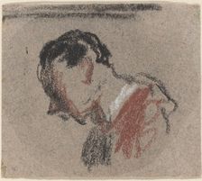 Head of a Man. Creator: Honore Daumier
