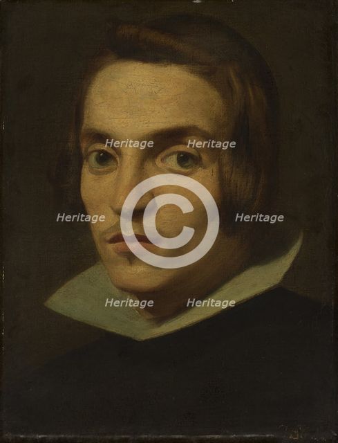 Head of a Man. Creator: Spanish (Castilian) Painter (mid-17th century or later).