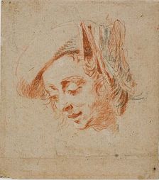 Head of a Man, n.d. Creator: Nicolas Lancret