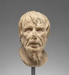 Head of a Man (Pseudo-Seneca/Hesiod (?) type), 1st century A.D. Creator: Unknown