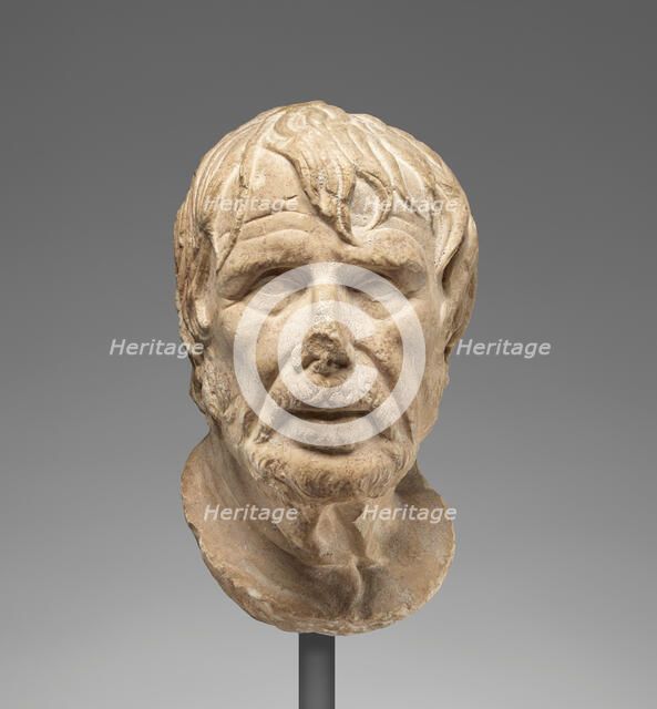 Head of a Man (Pseudo-Seneca/Hesiod (?) type), 1st century A.D. Creator: Unknown.