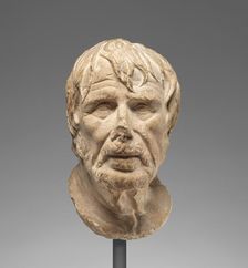 Head of a Man (Pseudo-Seneca/Hesiod (?) type), 1st century A.D. Creator: Unknown