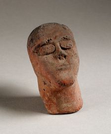 Head of a Man, Ptolemaic Period-Roman Period (305 BCE-337 CE). Creator: Unknown