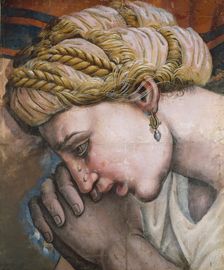 Head of a Mother from the "Massacre of the Innocents". Creator: Romano, Giulio, (Workshop)