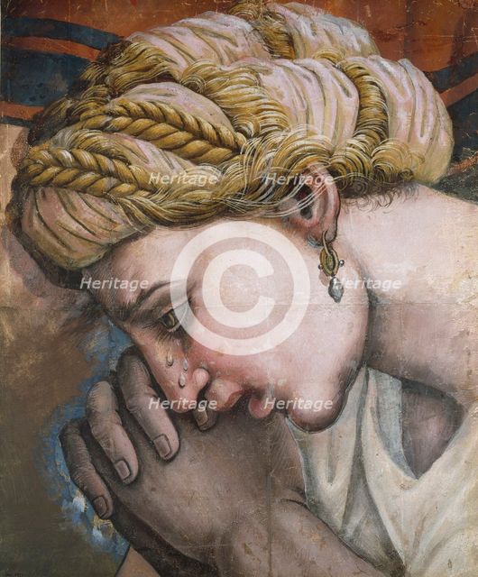 Head of a Mother from the "Massacre of the Innocents". Creator: Romano, Giulio, (Workshop)  .
