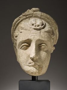 Head of a Mourning Female (image 2 of 6), 4th-5th century. Creator: Unknown