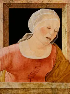 Head of a Mourning Woman, 15th century. Creator: Ercole de Roberti