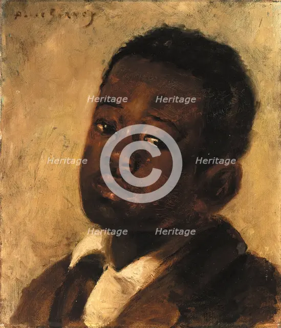 Head of a Negro Boy, late 19th-early 20th century. Creator: Alice Pike Barney.