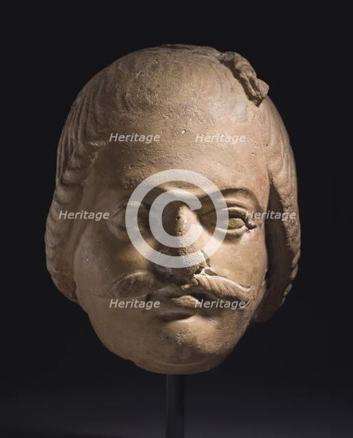 Head of a Nobleman, early 6th century. Creator: Unknown.