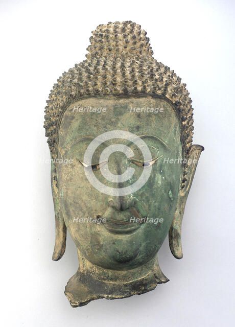 Head of a Buddha, Ayutthaya period, ca. 1700. Creator: Unknown.