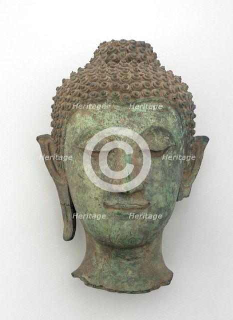 Head of a Buddha, Ayutthaya period, ca. 1700. Creator: Unknown.