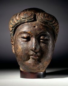 Head of a Buddha (Fotuo), between c.800 and c.906. Creator: Unknown