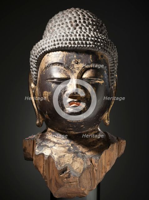 Head of a Buddha (image 1 of 11), 1000-1050 A.D.. Creator: Unknown.