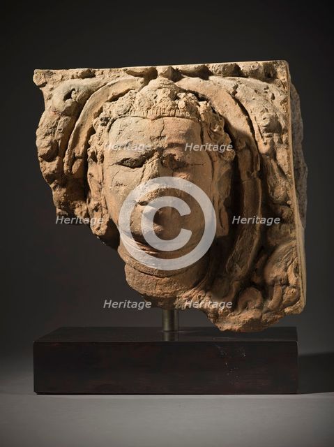 Head of a Buddha (image 1 of 2), c.8th century. Creator: Unknown.