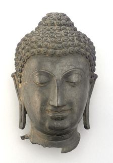 Head of a Buddha, Lan Na period, ca. 1500. Creator: Unknown