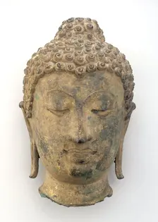 Head of a Buddha, Lan Na period, ca. 1500. Creator: Unknown