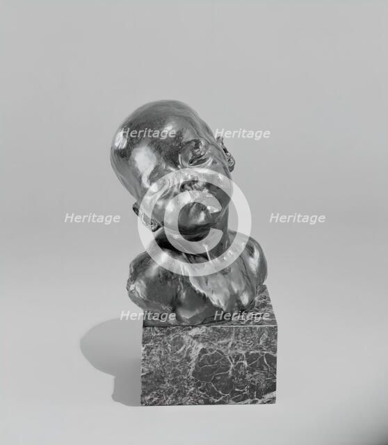 Head of a Baby (Georgette Dalou), Late 1870's. Creator: Jules Dalou.