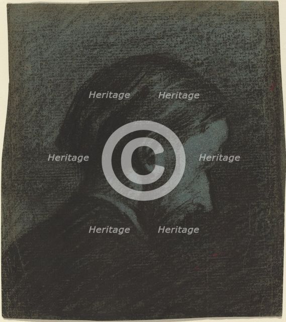 Head of a Bearded Man, 1889. Creator: Edouard Vuillard.