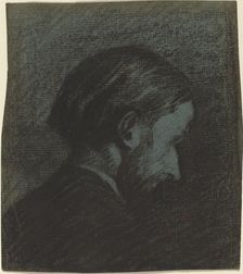 Head of a Bearded Man, 1889. Creator: Edouard Vuillard