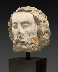 Head of a Bearded Man, 1300/25. Creator: Unknown