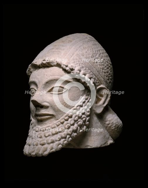 Head of a Bearded Man, 5th century BCE. Creator: Unknown.