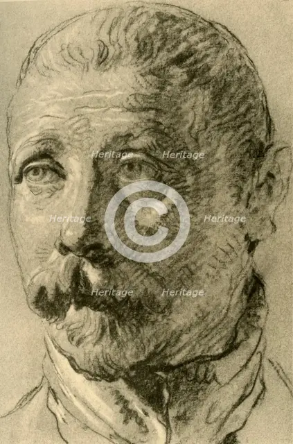 'Head of a Bearded Man', mid 18th century, (1928). Artist: Giovanni Battista Tiepolo.