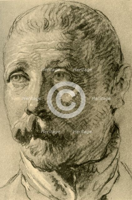 'Head of a Bearded Man', mid 18th century, (1928). Artist: Giovanni Battista Tiepolo.