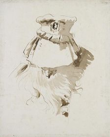 Head of a bearded Man, mid 18th century. Artist: Giovanni Battista Tiepolo