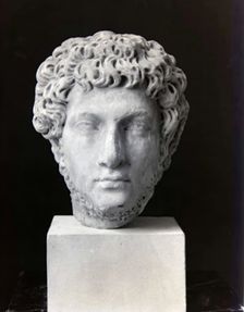 Head of a Bearded Man, between 146 and 211 CE. Creator: Unknown