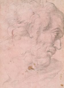 Head of A Bearded Man, between 1596 and 1641. Creator: Giovanni Angelo Canini