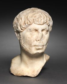Head of a Bearded Man, c. 125. Creator: Unknown