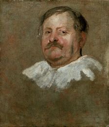 Head of a bearded Man wearing a Falling Ruff, 1628. Artist: Anthony van Dyck