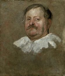 Head of a bearded Man wearing a Falling Ruff, 1628. Artist: Anthony van Dyck