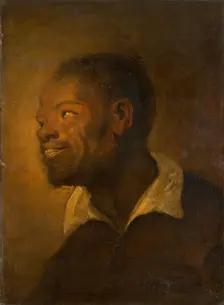 Head of a Black African, c1640-1650. Creator: Follower of Anthony van Dyck