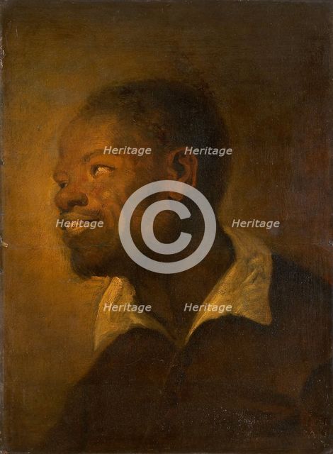 Head of a Black African, c1640-1650. Creator: Follower of Anthony van Dyck.
