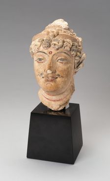 Head of a Bodhisattva, 3rd/5th century. Creator: Unknown