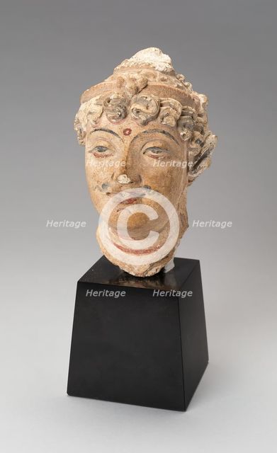 Head of a Bodhisattva, 3rd/5th century. Creator: Unknown.