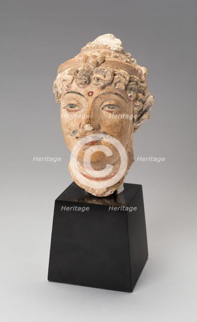 Head of a Bodhisattva, 3rd/5th century. Creator: Unknown.