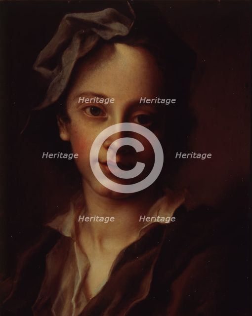 Head of a boy, 1740s. Creator: Seybold, Christian (1695-1768).