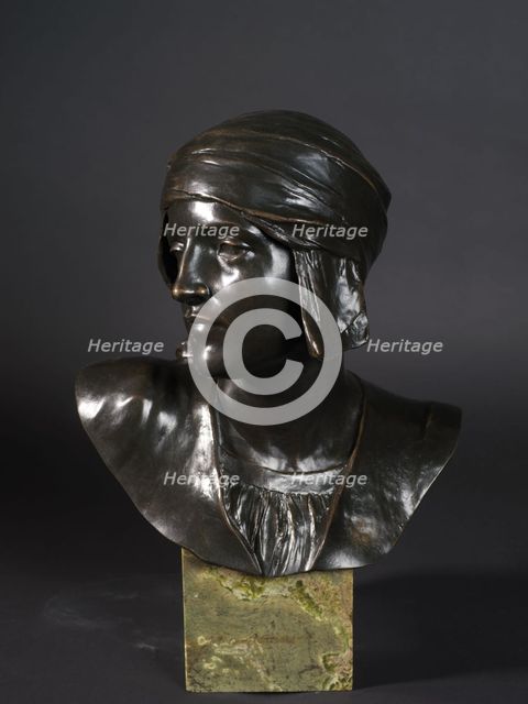 Head of a Boy, 1897-1907. Creator: Thomas Brock.