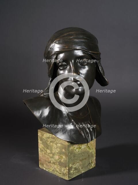 Head of a Boy, 1897-1907. Creator: Thomas Brock.