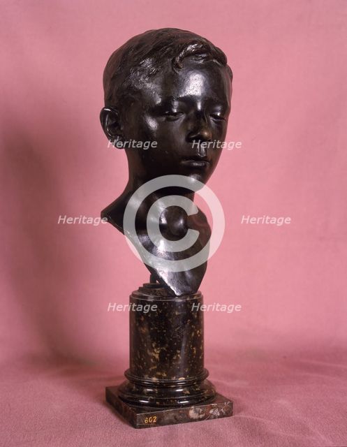 Head of a boy, 1891? Artist: James Nesfield Forsyth