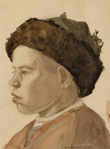 Head of a Boy, 1900. Creator: Juho Rissanen
