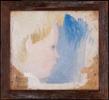Head Of A Boy, 1916. Creator: Joseph Edward Southall