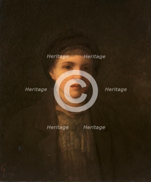 Head of a Boy, before 1885. Creator: George Fuller (American, 1822-1884).