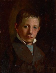 Head of a Boy, c1870s.. Creator: John Washington Love